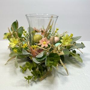 Easter Egg nest Candle holder Centerpiece